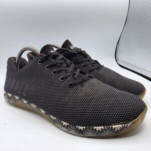 NoBull Outwork Mens Size 10 Black Training Shoes Gym Work Casual Cross Fit